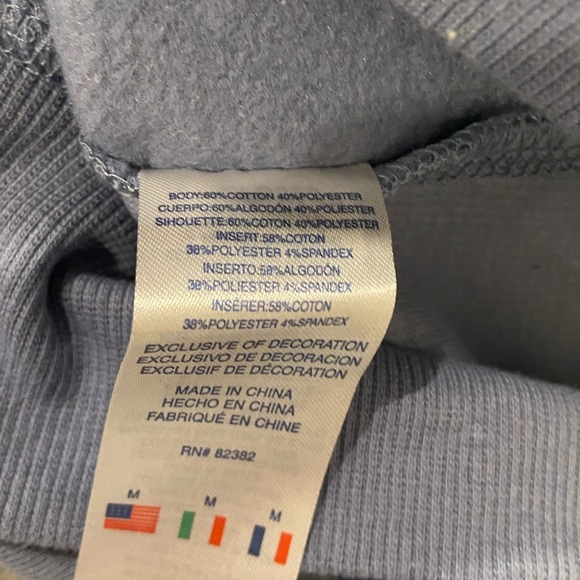 NWT Champion Size M Dusty Blue Marble Flow Recerse Weave Hoodie Kangaroo Pocket - Picture 14 of 14